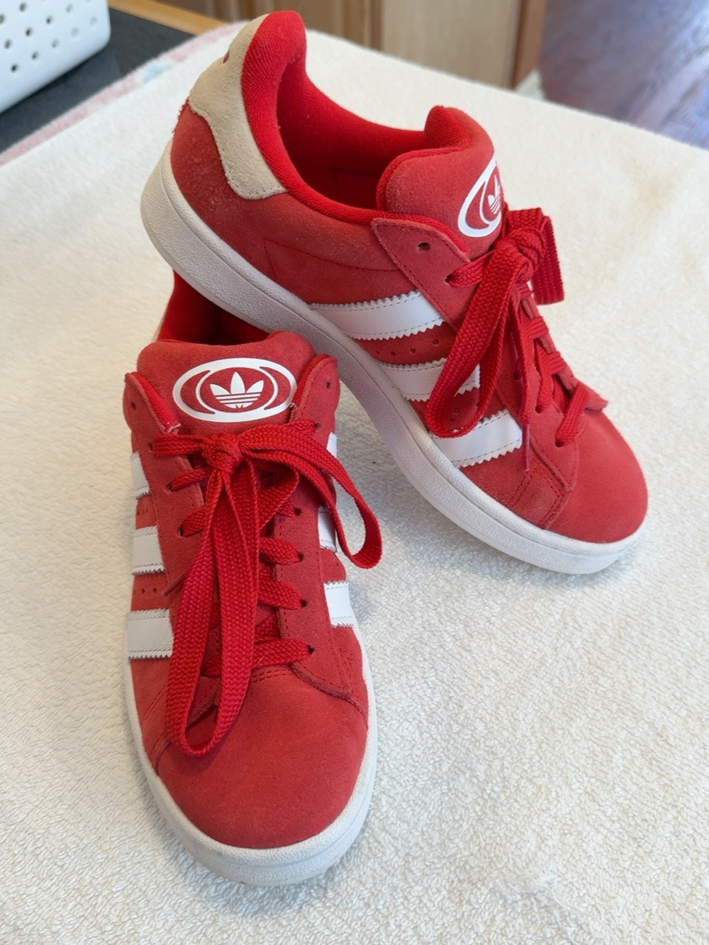 adidas Campus 00s Red White Suede US 7 EU 40 IG1230